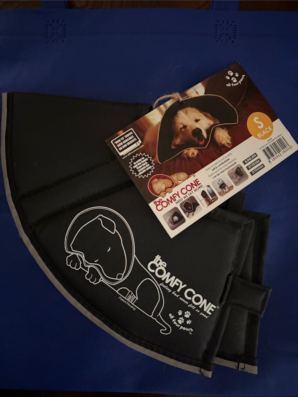® Soft Recovery Collar for Dogs - Black (Small)